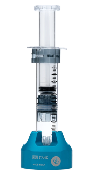 Dermapose injector on stand